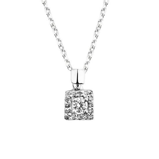 RBP 4476 - Pandantiv Cu Diamant | Rosa Bianco