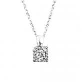 RBP 4476 - Pandantiv Cu Diamant | Rosa Bianco