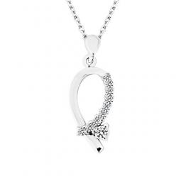 RBP 2202 - Pandantiv Cu Diamant | Rosa Bianco