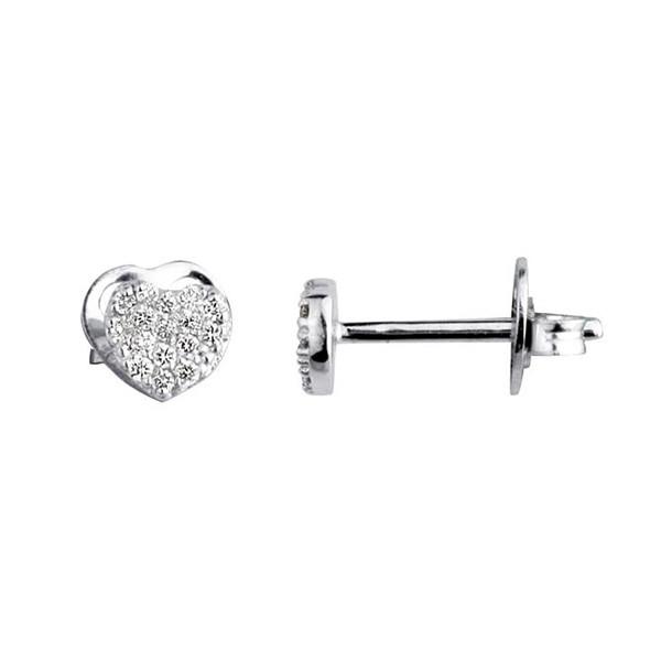 RBE 3110 - Cercei Cu Diamante | Rosa Bianco