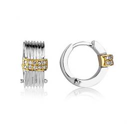 RBE 3085 - Cercei Cu Diamante | Rosa Bianco