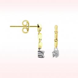 RBE 4177 - Cercei Cu Diamante | Rosa Bianco