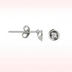 RBE 3104 - Cercei Cu Diamante | Rosa Bianco