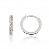 Cercei fete cu pietre albe - CRC00023 | Bijuteria Jasmin