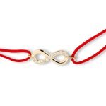 Bratara cu snur rosu - infinit - SRN0008