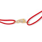 Bratara cu snur rosu - libelula - SRN0055