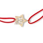 Bratara cu snur rosu - steluta - SRN0002