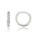 Cercei fete cu pietre albe - CRC00023