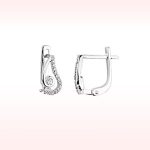 RBE 3013 - Cercei Cu Diamante | Rosa Bianco