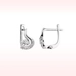 RBE 3019 - Cercei Cu Diamante | Rosa Bianco