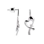 RBE 3053 - Cercei Cu Diamante | Rosa Bianco