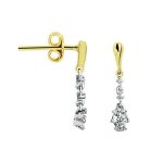 RBE 4187 - Cercei Cu Diamante | Rosa Bianco