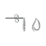 RBE 4487 - Cercei Cu Diamante | Rosa Bianco