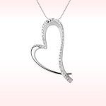 RBP 2004 - Pandantiv Cu Diamant | Rosa Bianco