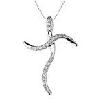 RBP 2039 - Pandantiv Cu Diamant | Rosa Bianco