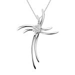 RBP 2046 - Pandantiv Cu Diamant | Rosa Bianco