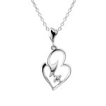 RBP 2066 - Pandantiv Cu Diamant | Rosa Bianco