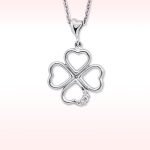 RBP 2115 - Pandantiv Cu Diamant | Rosa Bianco