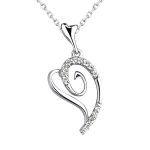 RBP 2176 - Pandantiv Cu Diamant | Rosa Bianco