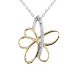 RBP 2184 - Pandantiv Cu Diamant | Rosa Bianco