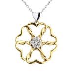 RBP 2196 - Pandantiv Cu Diamant | Rosa Bianco