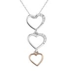 RBP 2297 - Pandantiv Cu Diamant | Rosa Bianco