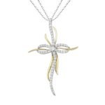 RBP 2310 - Pandantiv Cu Diamant | Rosa Bianco