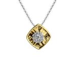 RBP 2386 - Pandantiv Cu Diamant | Rosa Bianco