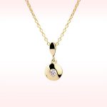 RBP 4346 - Pandantiv Cu Diamant | Rosa Bianco