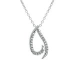 RBP 4486 - Pandantiv Cu Diamant | Rosa Bianco