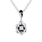 RBP 4806 - Pandantiv Cu Diamant | Rosa Bianco